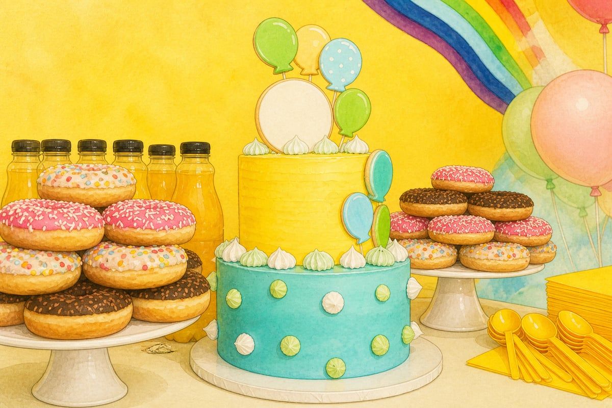 Torty urodzinowe i candy bar